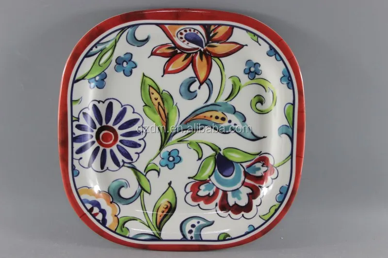 10.5" Melamine Square Plate 26x26cm