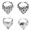 Wholesale new fancy Bandana bibs print Custom bandana drool bibs 4 one sets baby cotton bib