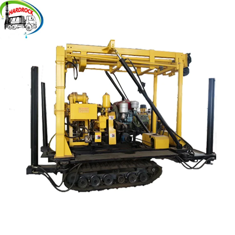 12bar 18t Diesel Engine Driven Water Well Drilling Rig 200m Borewell