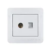 television TV and computer RJ45 two socket