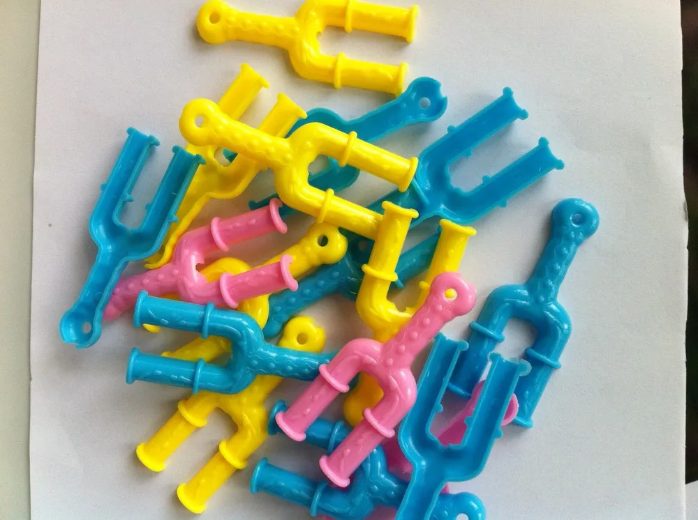 Colorful Mini Rubber Bands Knitting Tools Y Shape Weaver Holder For