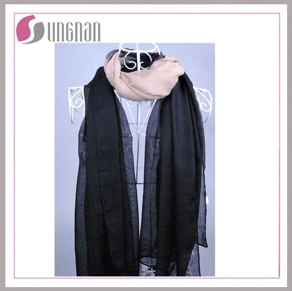 Big Stocks High Quality Cotton Voile Scarf Gradient Color Buy Big Stocks Scarf,Cotton Voile