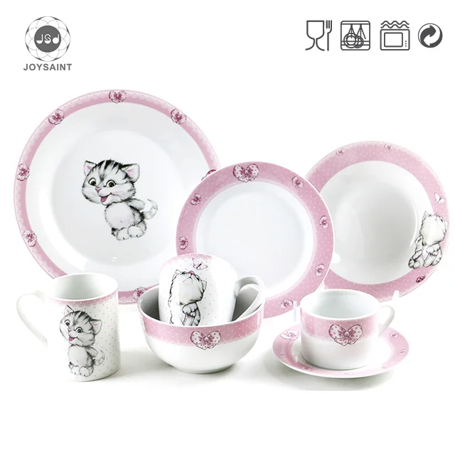 Ceramic Unique Design Tableware Ceramic Dinner Set Heart Shape Ceramic Plate