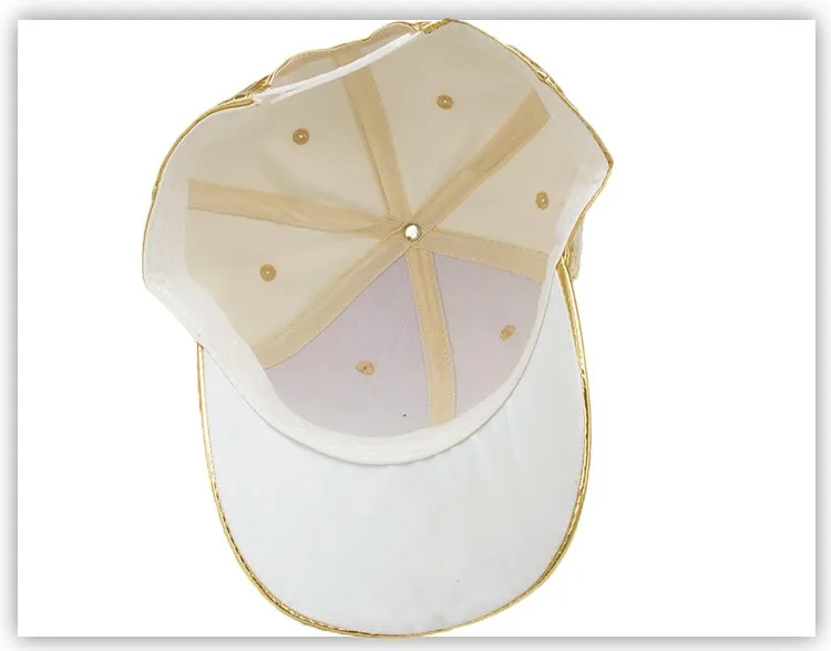 design your own gold vintage yankees wide brim custom leather 6 panel blank plain baseball cap hat without logo faux leather hat