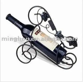 Single Bottle Metal Wine Rack Crafts Holder Single Bottle Metal Wine Rack Crafts Holder