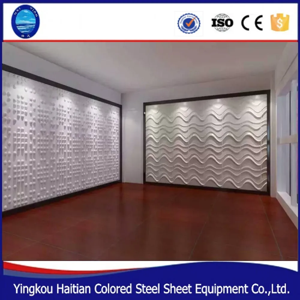 Interieur tv achtergrond decoratieve muur panel lichtgewicht 3d ...