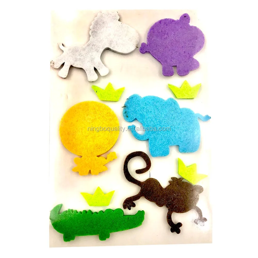 Wholesale Zoo Theme Home Decorative 3d Felt Sticker For Kids Buy Felt
