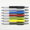 Promotional Multifunctional Screwdriver Ballpoint Pen Horizontal Capacitor Touch Screen Metal Scale Gift Tool Pen