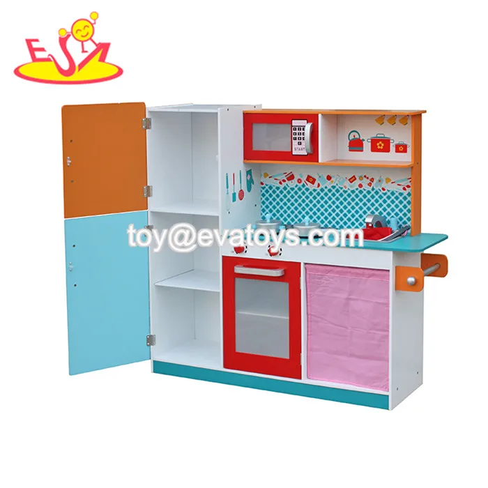 New Design Funny Cooking Play Set Wooden Big Toy Kitchen For Children