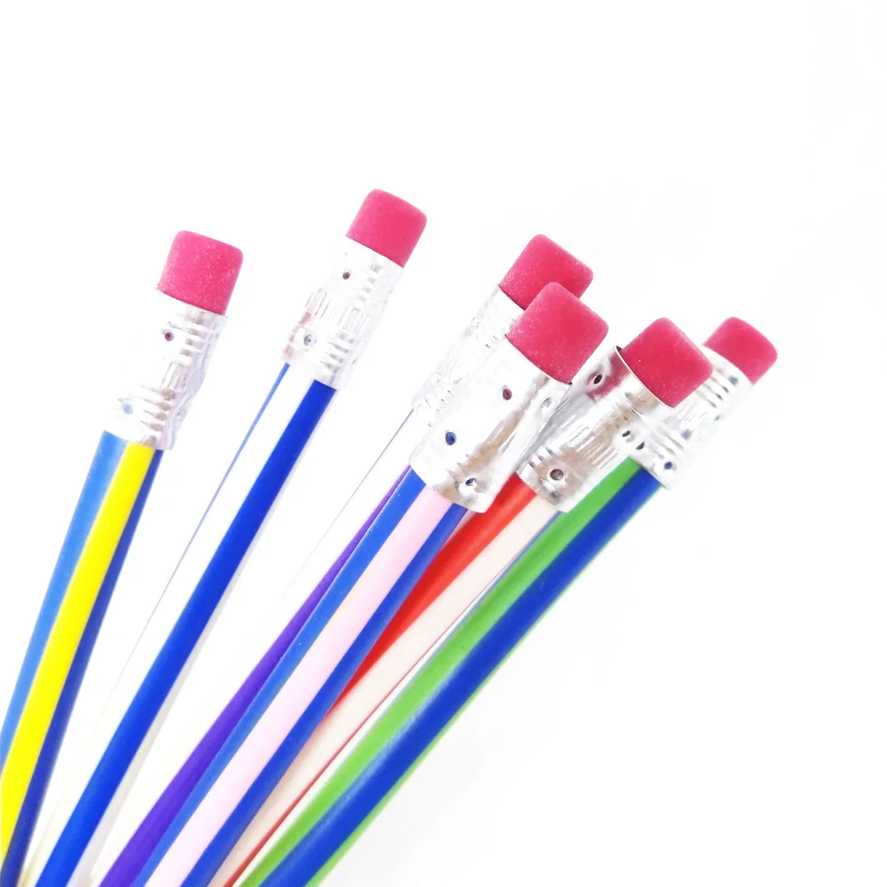 Bendy Flexible Soft Pencil with Eraser 2