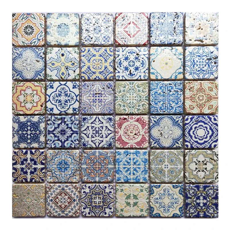 Venta al por mayor manualidades mosaicos azulejos-Compre online los