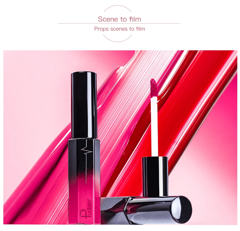 pudaier new color lip gloss tint waterproof nude color cosmetics