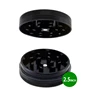 Wholesale two parts herb grinder with scraper carry bag and gift box