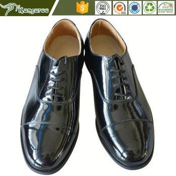 Polished Black Oxford Shoes | DXL