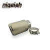 Akrapovic Bright golden Black White Titanium universal muffler end pipe