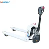 550mm Fork Width 2000kg DC Powered Small Hydraulic Semi Electric Pallet Jack