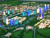 Chinese luxury city landscape plan, master planning design, landscape model