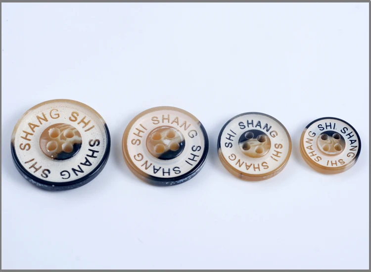 Bp40455 Custom Recycled Plastic Buttons Shirt Button Fancy Laser