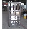 304 stainless steel triangle corner shelf utensils display stand