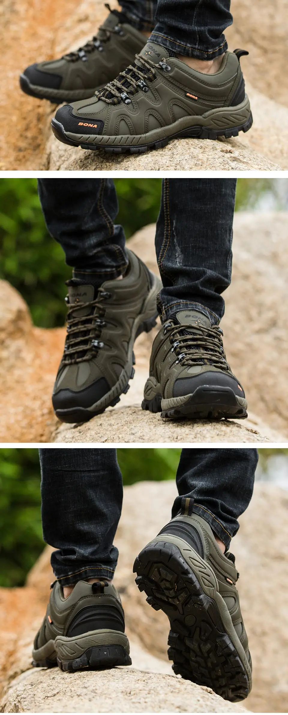 Men's Lace Up Hiking Shoes