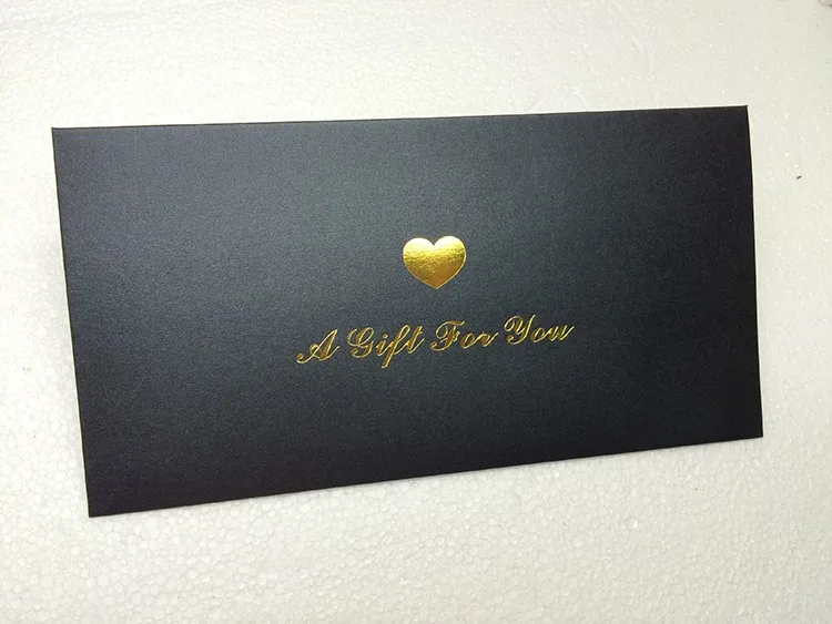 Glitter Pearl Paper Wedding Envelopes Custom Logo Cardboard Gold Foil