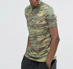 Oem Short Sleeve Men Polo T Shirt Camo Print Custom 100% Polyester Oem Short Sleeve Men Polo T Shirt Camo Print Custom 100% Polyester