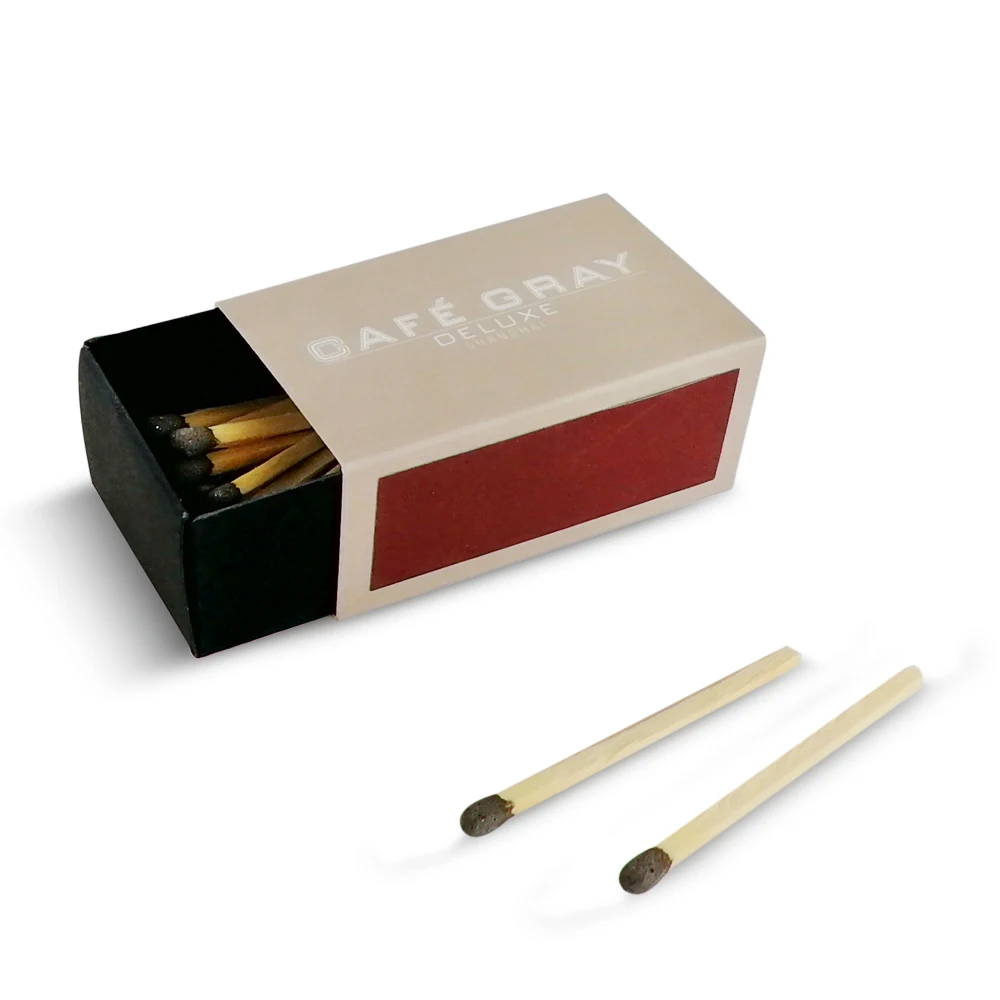 Custom Design Recycled Paper Match Box Small Box Matches Gift Matches