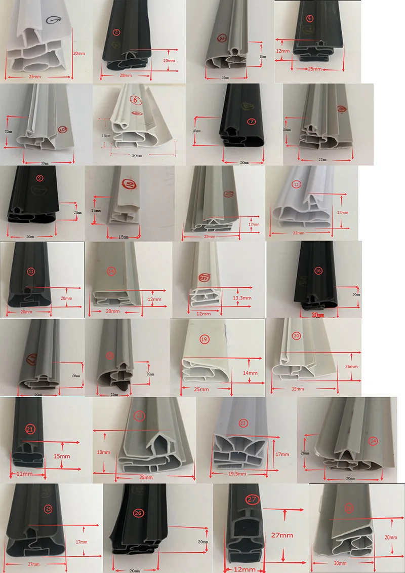 Magnetic rubber door gasket Refrigerator Door seals