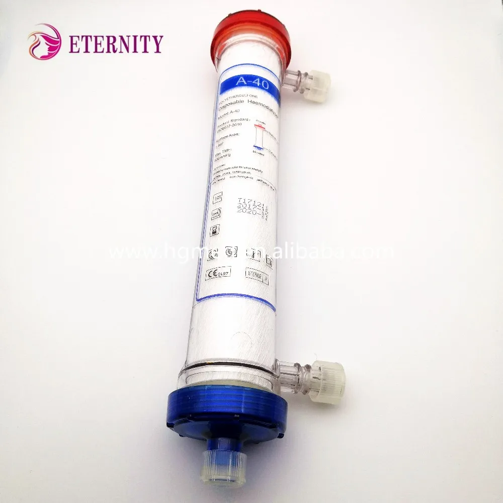 Disposable Highquality Hemodialysis Dialyzer Filter Fiber Hemodialyzer