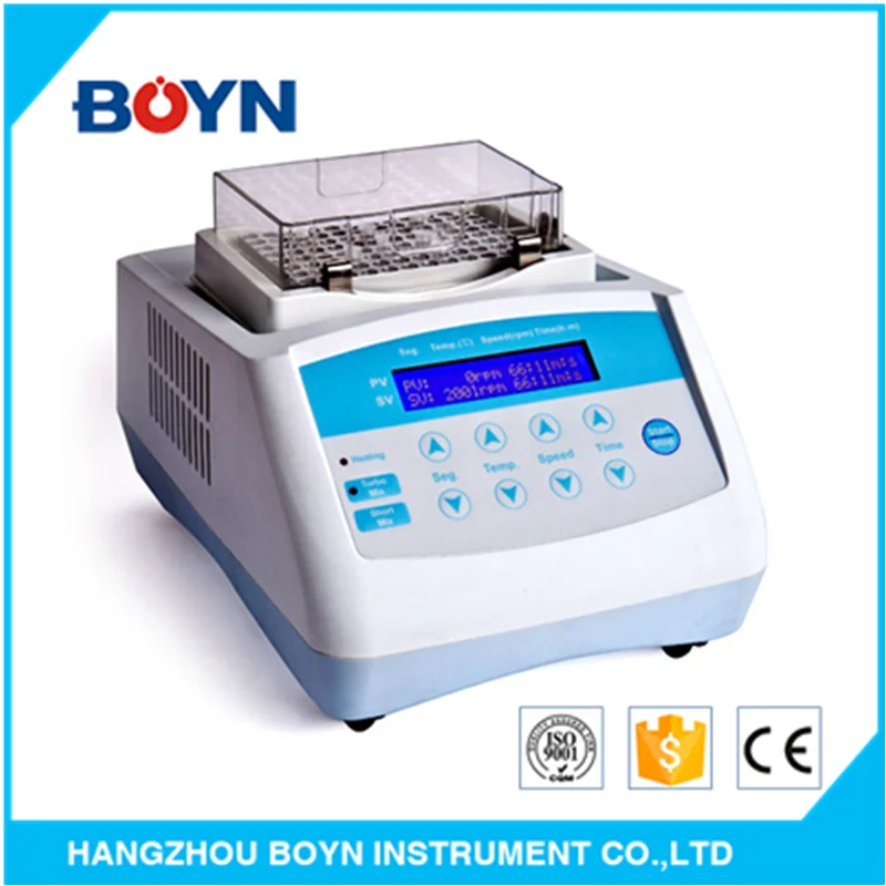 3002000rpm Mth100 Thermo Shaker Incubator With 3mm Shaking Orbit