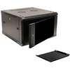 Mini Lockable Server Data Center Wall Mount 4u 19 Inch Computer Rack Small Network Cabinet with glass door
