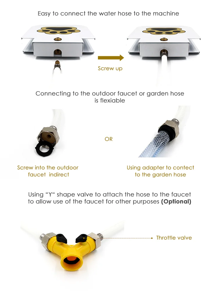 Human Haws Faucet Dog It Mate Large Drinking Dog Garden Out Of Water