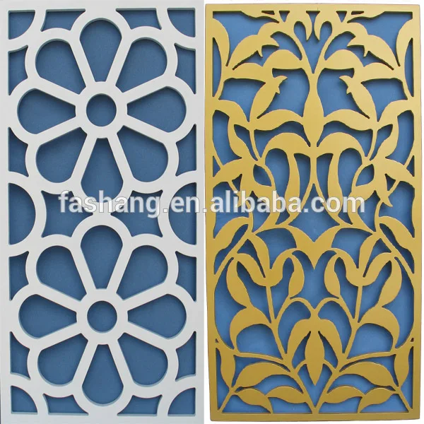 Japanese Wooden Screen Grille Decorative Wall Covering Panels