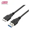 Bxon 0.3M Micro 3.0 B male 3.0 to USB 3.0 data transfer and charging cable with PVC jacket