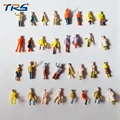 500PCS N scale 1 150 Architectural scale model train layout street passengers paind model figures for