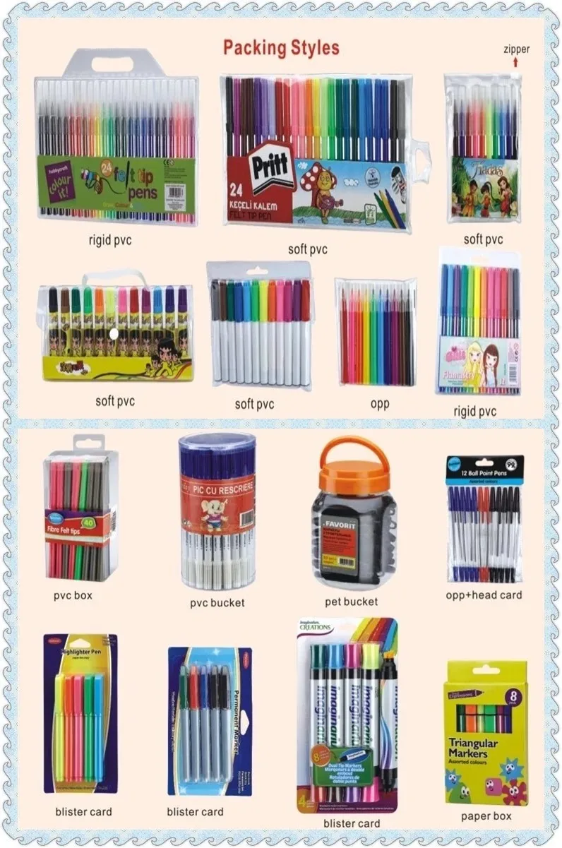 OBOSOE Dual Tip Brush Pens 48 Colours Felt Tip Pen Colouring Pens for Adult  Colouring Books Brush Pens ,Felt Tip Pens 