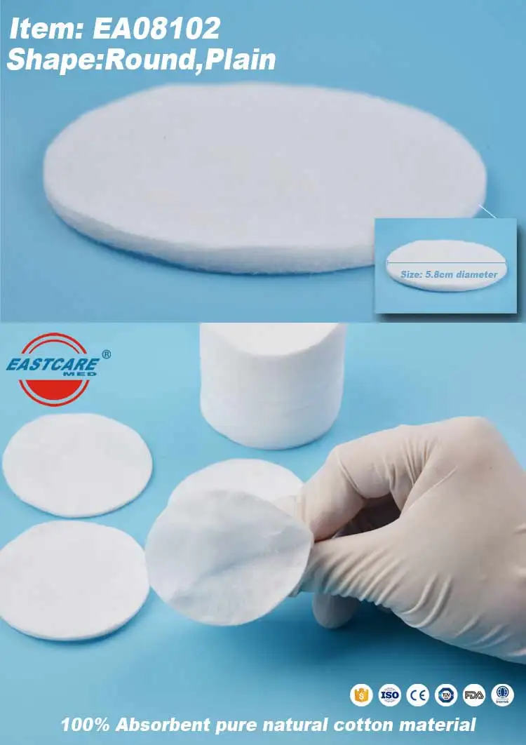 Oem Surface Lint Free Face Cosmetic Daily Pad Facial Spunlace Cotton