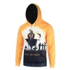 Halloween 2019 new fall winter hoodies Pumpkin 3D printed vest popular logo men's pullover