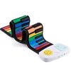 2019 Educational musical gift 49-Key Flexible Electronic Digital speaker soft rainbow keyboard Roll Up Piano