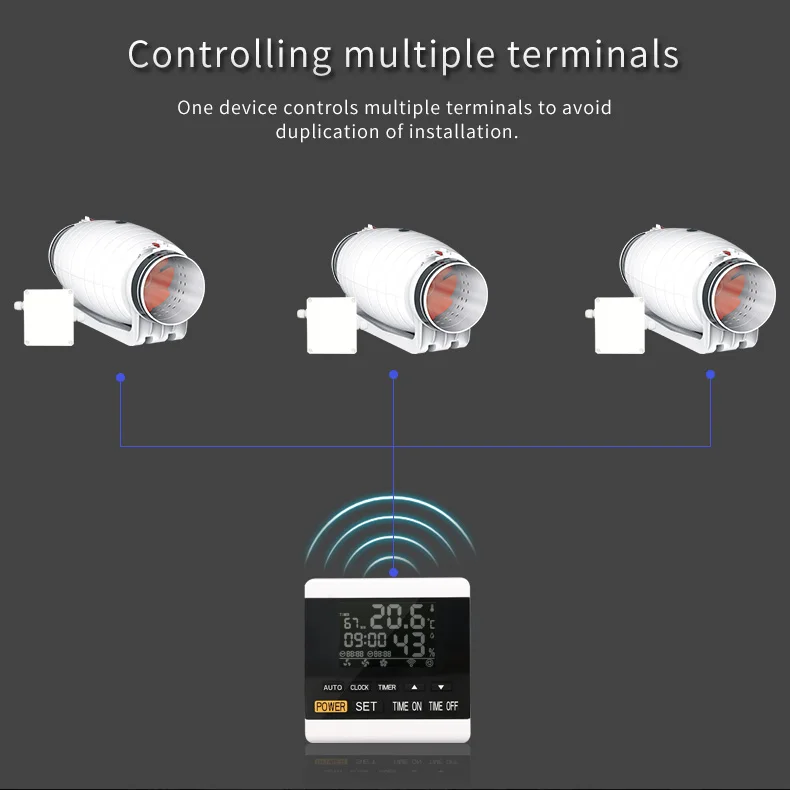 Vtronic Smart Ac Exhaust Fan Timer Speed Control Switch Buy Fan Timer