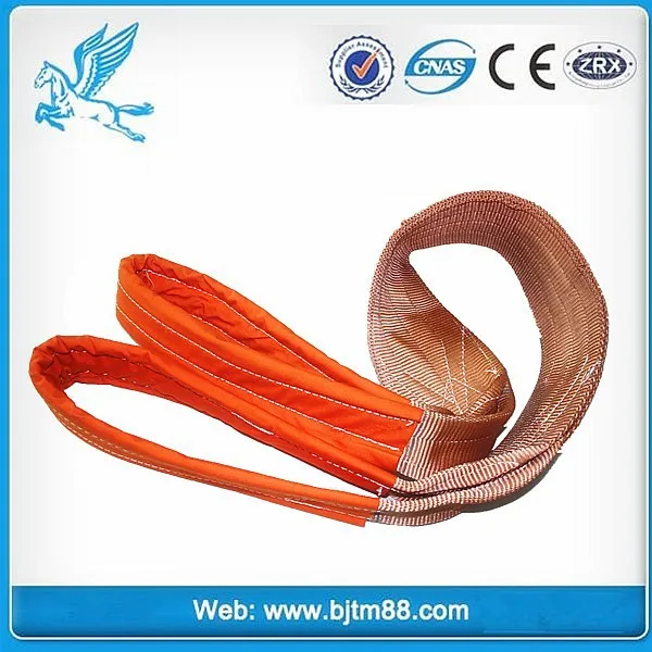 10 Ton Flat Polyester Lifting Web/webbing Sling Belt Type From China ...