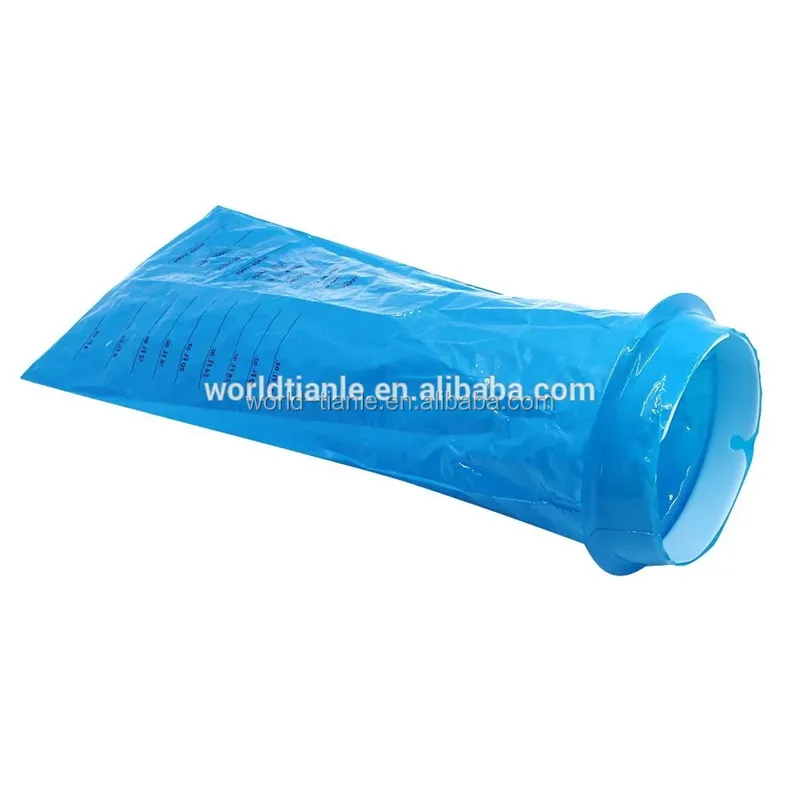 Wholesale Custom Disposable Blue Emesis Barf Bags Leakproof Vomit