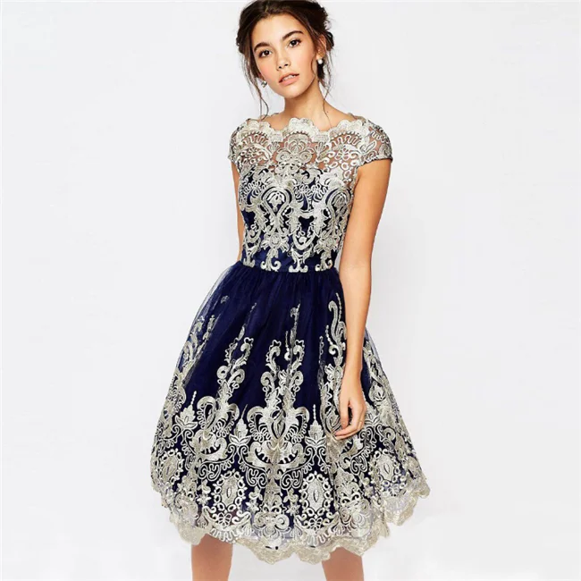 Walson 2018 western style women lace prom dresses