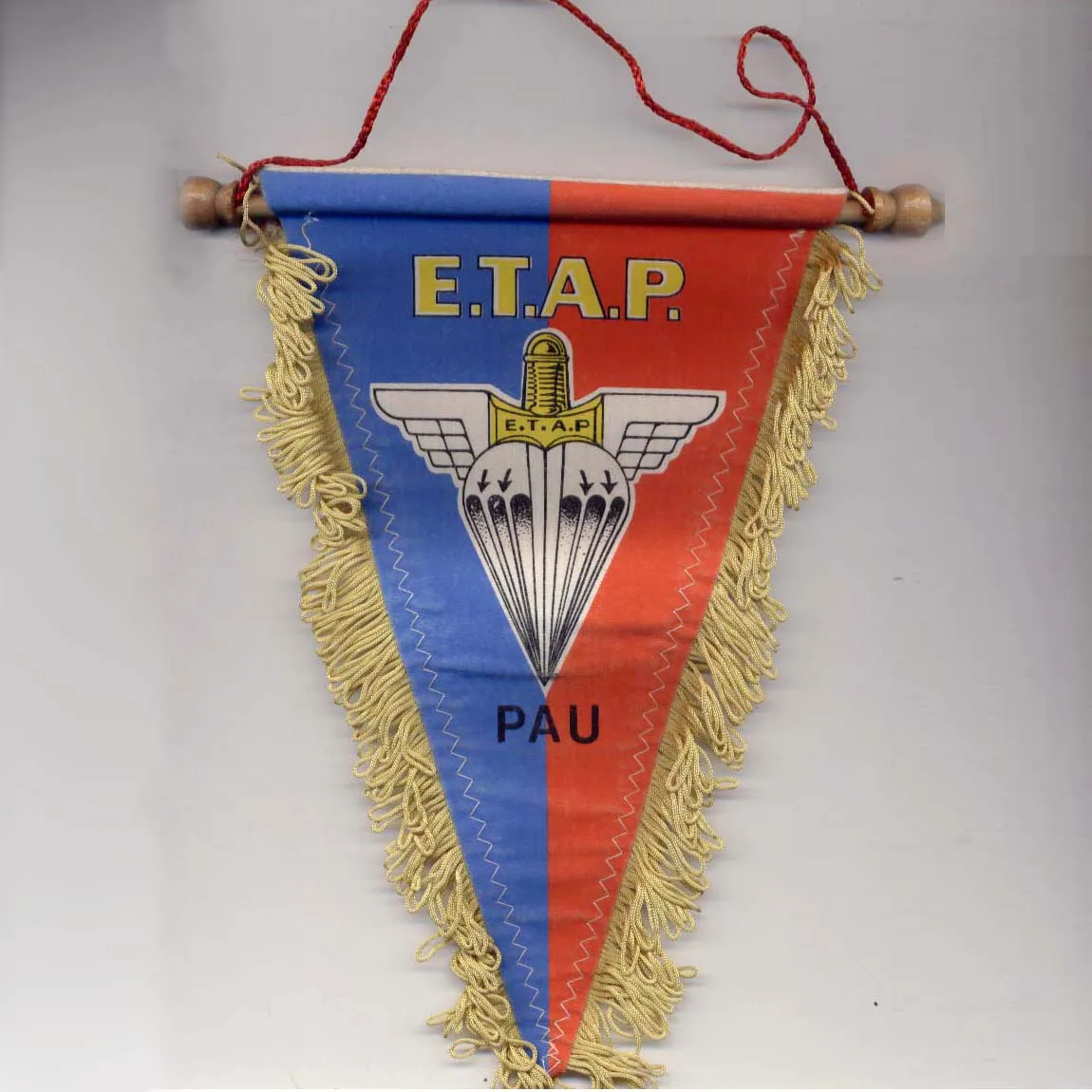 准备船定制设计墙挂缎足球队三角迷你三角旗旗帜横幅