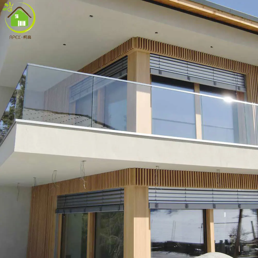 Modern Balcony Guard Railing Outdoor Balcony Railings Aluminum