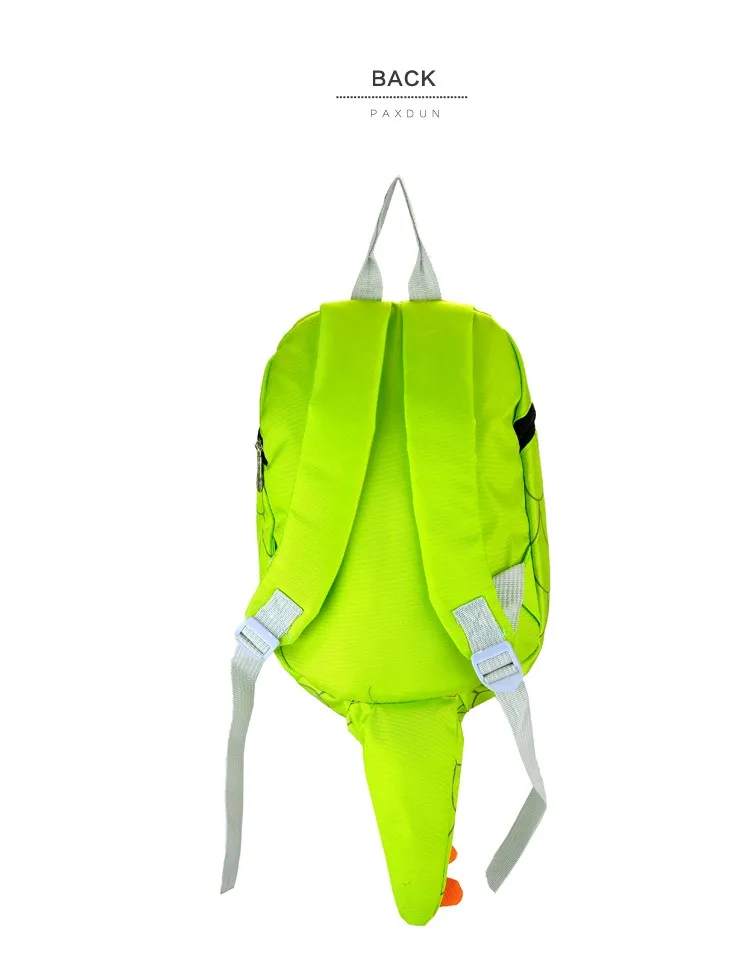 2017 cute animal dinosaur shape kid sport school backpack