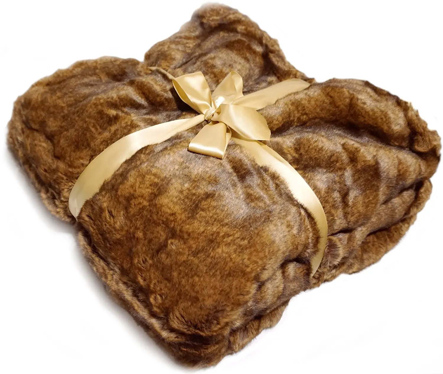 Luxury Faux Fur Gold Tiger Fur Blanket Regal Comfort Luxury Faux