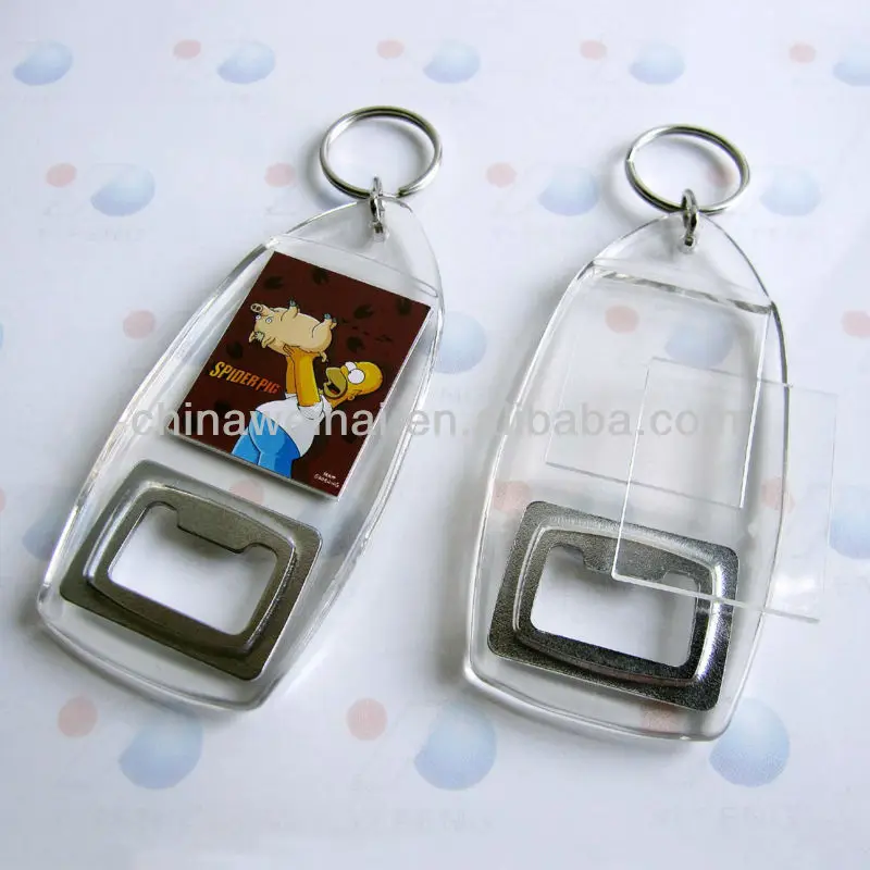 Acrylic Cheap Bulk Bottle Opener Keychain   Buy Cheap Bottle Opener