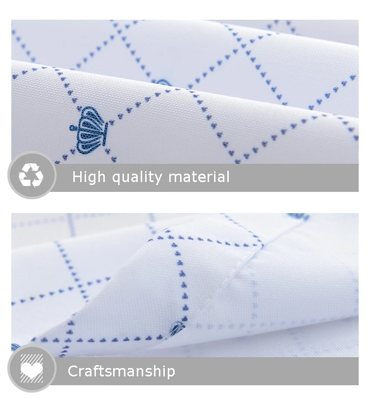 Custom polyester cotton print simple fresh blue checkered tablecloth