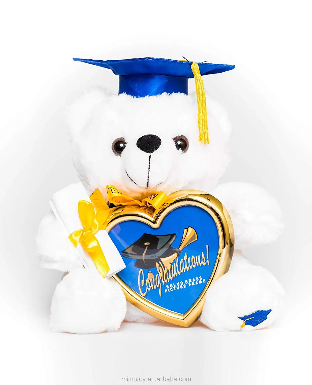 Mainan Boneka Beruang Teddy Wisuda Putih Lucu Kartun Murah Dengan Topi Biru Hadiah Suvenir Logo Kustom Mainan Mewah Kelulusan Lembut Buy Wisuda Mainan Mewah